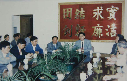 原民航总局局长陈光毅视察公司 原南航集团总裁于延恩视察公司